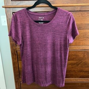 Apt 9 Purple Heather Shirt in Petite Medium